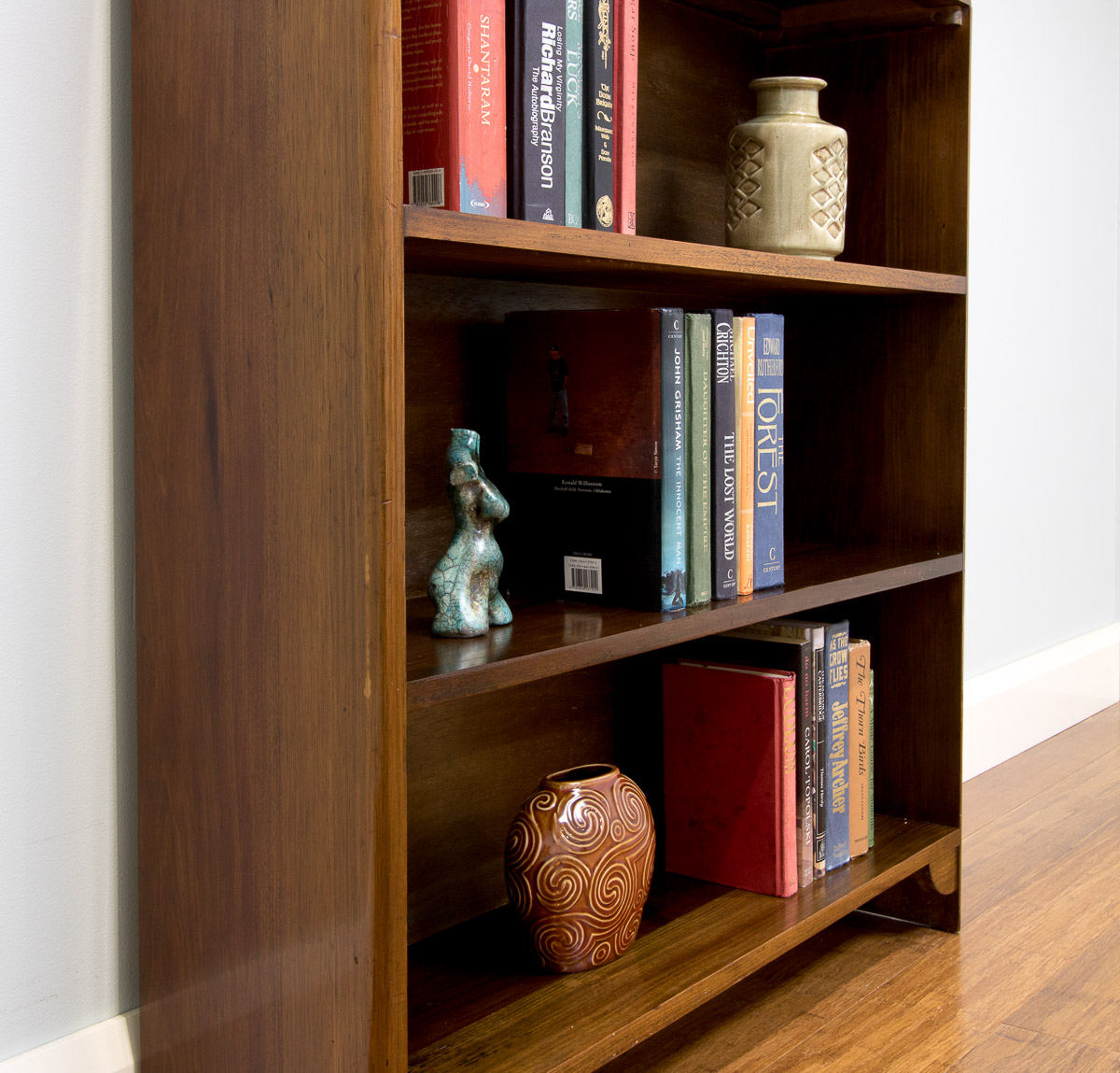 black wood bookshelf 2 shelf